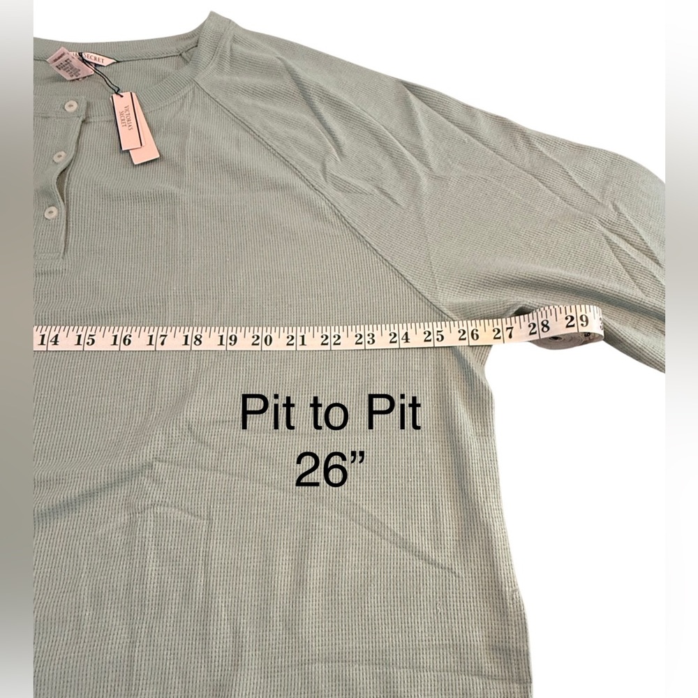Victoria’s Secret - Glow Waffle Henley Thermal Jogger PJ’s Set - Picture 9 of 16